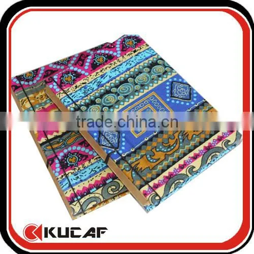 Canvas Cover Recycle Brown Kraft Paper Notebook Free Sample Own Custom Made Design Paper Notebook