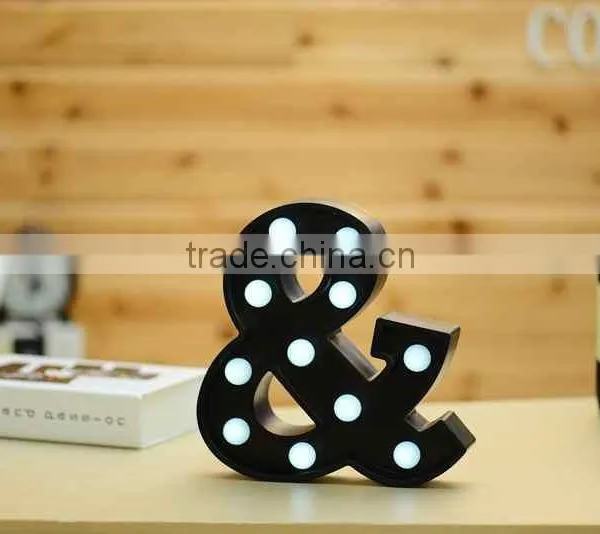Direct Manufacture of Fairground Marquee Letter Light Christmas Letter Light Battery Letter Light photo-3