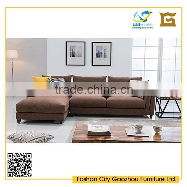 Fashionable Nordic Style Wooden Legs Fabric Sofa Set 1seater/2setaer/3seater photo-5