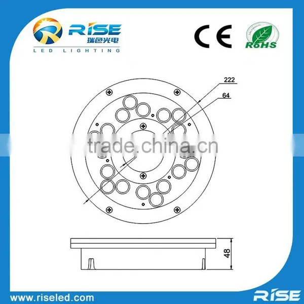 54W Ip68 Led Pool Light Underwater Fountain photo-3