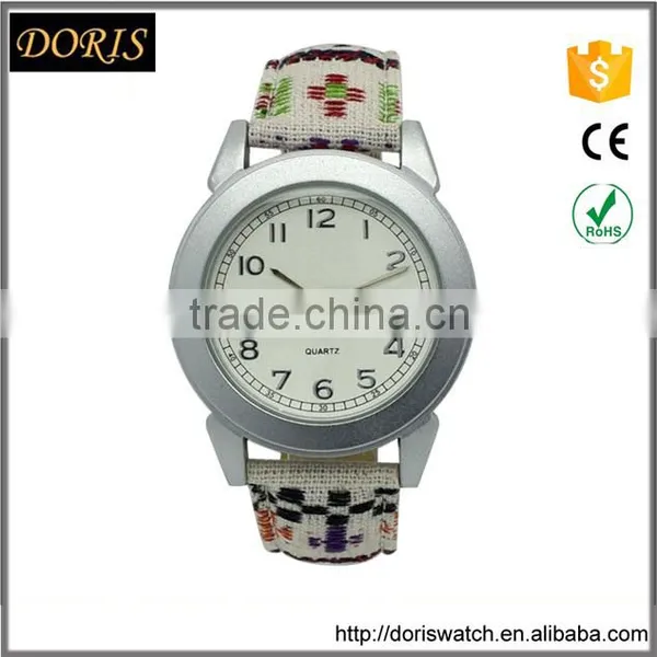 New Alloy Case Design Painting Leather Strap Wristwatch Less Cost photo-4