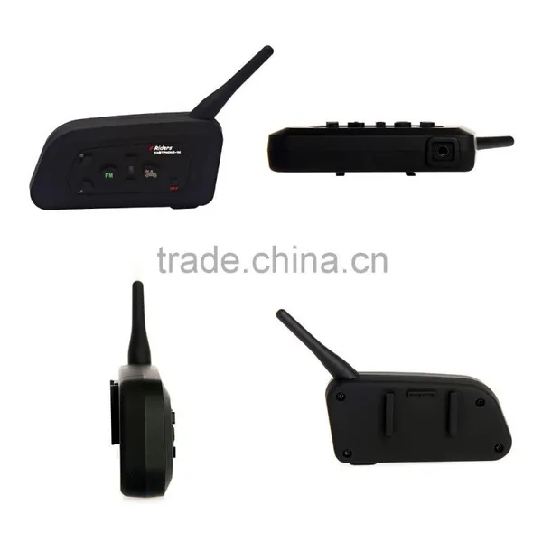 2016 V4 Motorcycle Bluetooth Intercom Helmet Headset Wireless Bluetooth Interphone 1200 Meters 4 Riders Full Duplex Talking photo-6