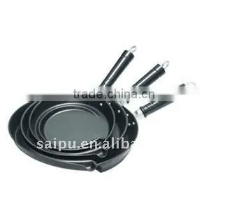 3 pcs Flat free frying pan