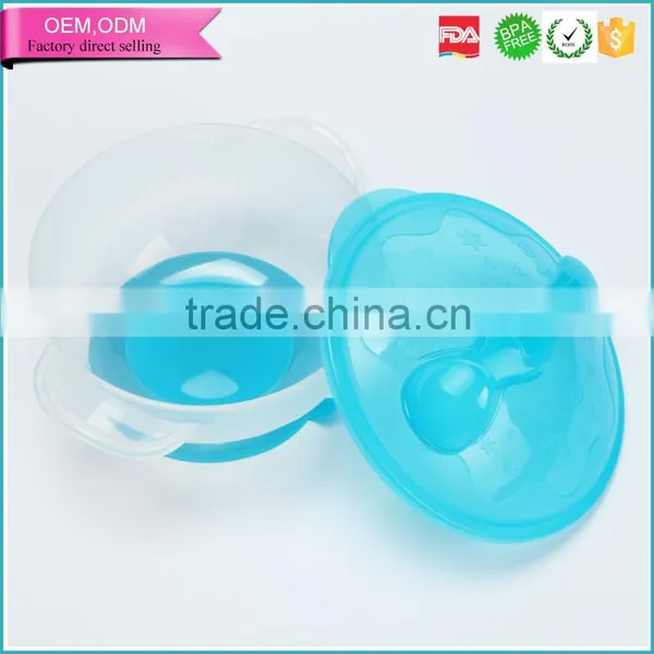 Wholesale 100% Food Grade Heat-Resistance Suction Plastic Baby Bowl