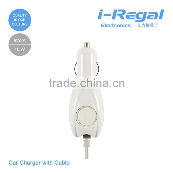 Factory Direct Sale Micro Usb Car Charger With Cable for IPhone IPad photo-4
