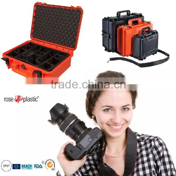 Hard durable solid handheld plastic boxes made by mould injection machine with IP67 waterproof RC-PS 290/1