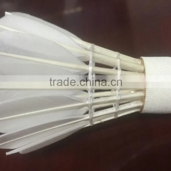 OEM Chdap Best Quality AS20 Grade A Natural Goose Feather Badminton Tournament Shuttlecock photo-3