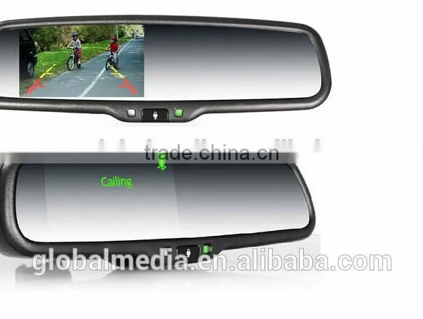 Germid 4.3 Inch OEM Bluetooth Rearview Mirror With Wireless Backup Camera Display photo-3