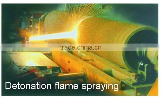 detonation flame spraying to repair mechanical parts