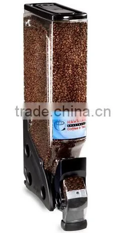 5 Gallon Food Dispenser w/ Label Holder, Continuous Flow - Black(FD-B-0203) photo-5
