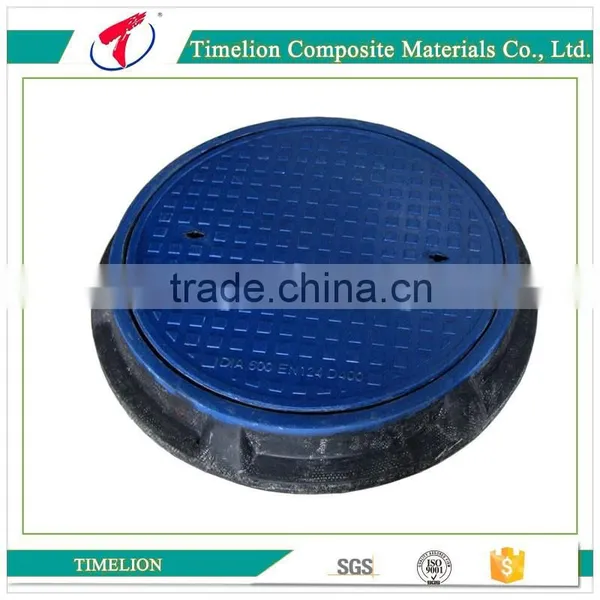Hot Sale Frp/bmc/smc/composite Gray/black/blue Round and Square Manhole Covers
