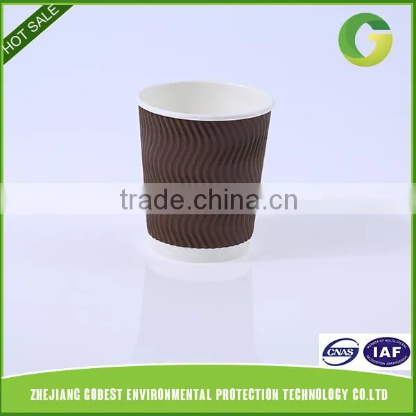 Gobest China Wholesale High Quality Ripple Wall Paper Cup photo-2