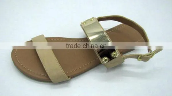 Uniseason TRP +PU Material Non Slip Summer Woman Flat Feet Sexy Sandals