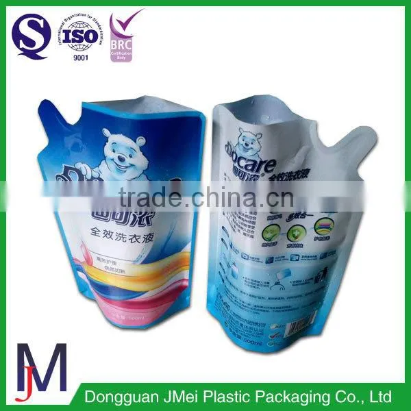 China Most Selling Product in Liquid Spout Pout Bag, Stand up Pouch With Straw photo-6