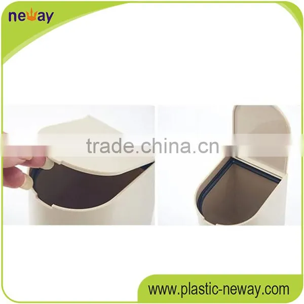 2015 ABS New Fashion Household Colored Desk Eco Friendly Trash Can photo-4