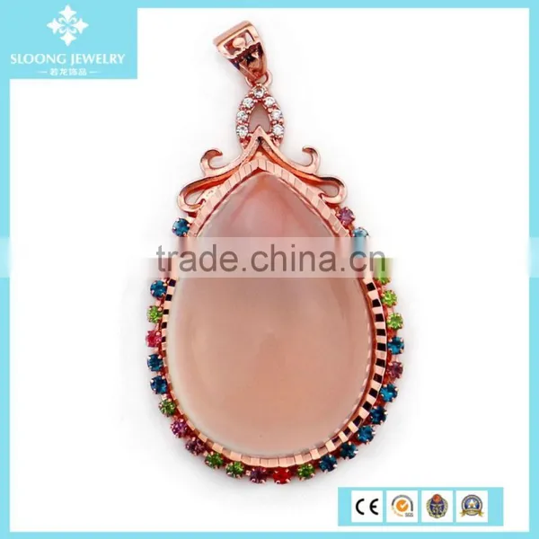 Yiwu Market Rose Gold Jewelry Necklace Pendant Wholesale photo-2