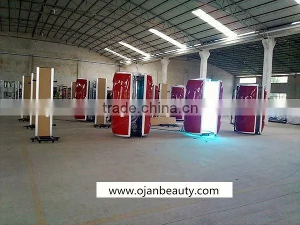 Commerical Stand up Tanning Bed Orange Vertical Skin Solarium Tanning Bed photo-3