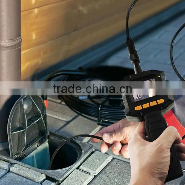 Industrial 2.31" TFT LCD 8mm Camera Video Borescope Endoscope 4 LED Lights AV Output SnakeScope 3FT Cable Surveillance Tool photo-3