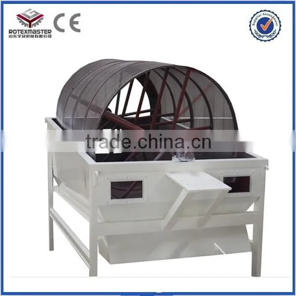 CE Approved Rotary Screener/sawdust Sieving Machine Before Making Wood Pellet photo-2