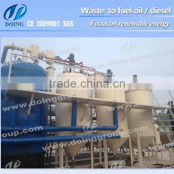 Waste Oil/crude Oil Refning to Diesle Distillation Machine photo-2