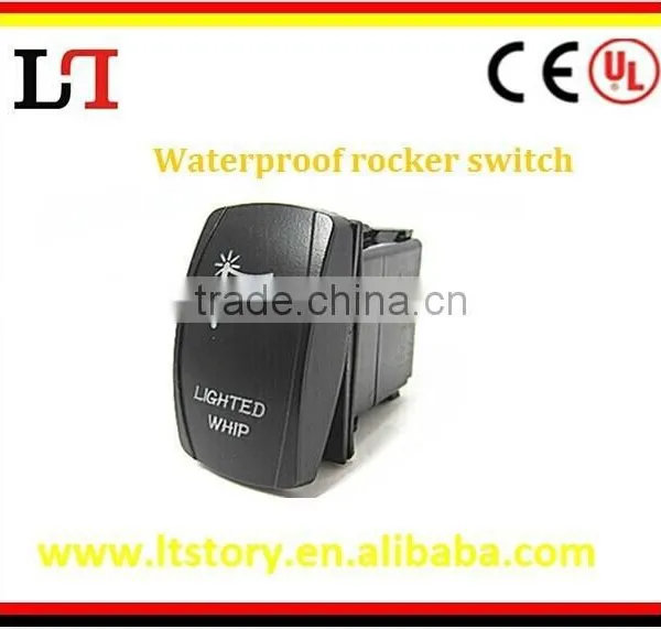 Waterproof Marine Yacht Bus Auto Led Illuminated 12v Auto Boat Rocker Switch Led Light On-off photo-2