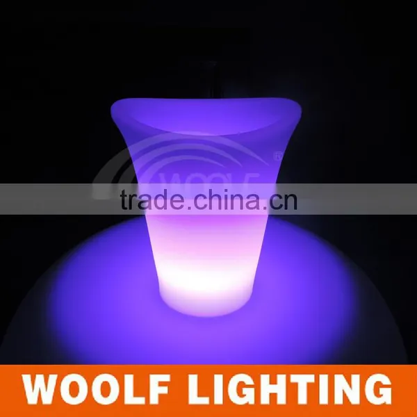 PE Plastic 16 Color Changing Rechargeable Waterproof Bar Led Ice Bucket For Beer photo-5