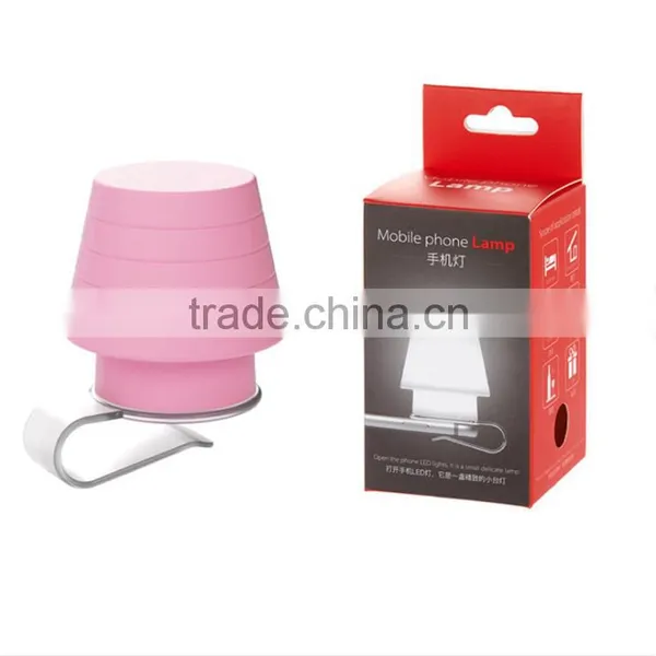 Creative Cellphone Lampshade With Holder. Portable Silicone Lamp-Chimney For Mobile Phone FlashLight photo-6