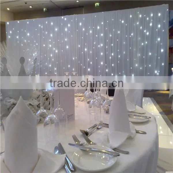 Led Star Curtain Backdrop Design Sample for Wedding and Party photo-2