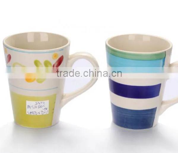 2015 New Design Hot Selling Colorful Ceramic Coffee Cup With Handle for Drinking photo-3