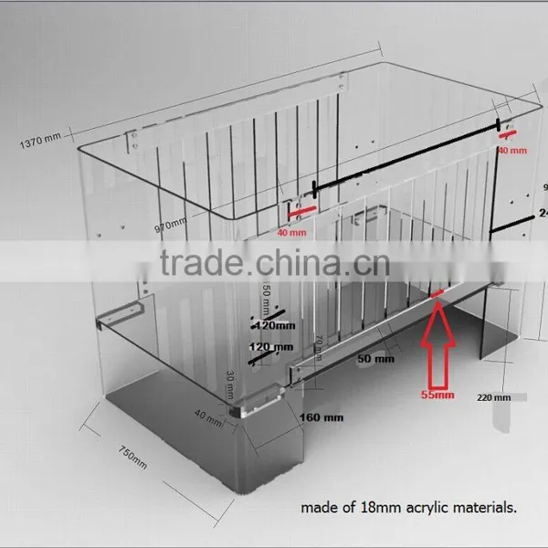 China Manufacturer Wholesale Acrylic Baby Crib Attached Bed/baby Bed photo-3