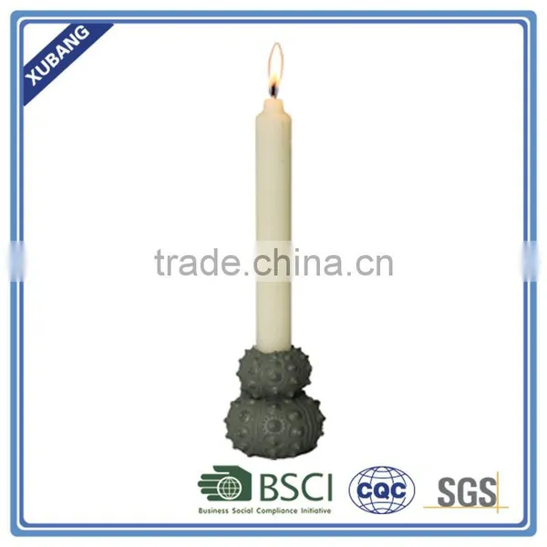 Children Loved Poly Resin Twin Round Shell Candle Holder photo-2