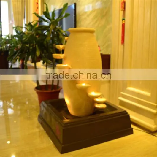 Garden Artificial Polyresin Fountain Running Water, LED Light photo-2