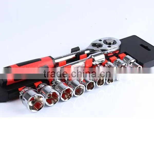27pcs 19pcs 12pcs Socket Wrench Set Ratchet Wrench Socket Set 1/2 3/8 1/4 Driver Set photo-5