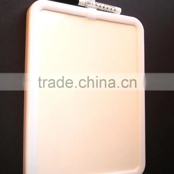 DRY ERASE BOARD 8.5x11 Marker White Frame MAGNETIC BACK photo-2