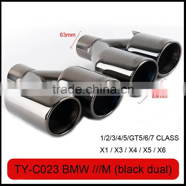 Auto Tuning Stainless Exhaust Tips Laser M Polish for Bmw photo-4