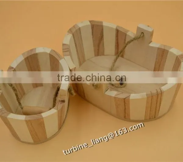 Wooden Baskets of 3pcs photo-3