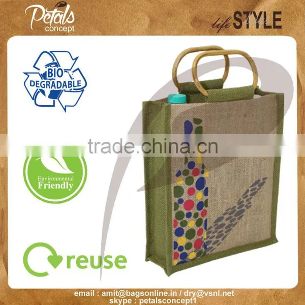 Jute Wine Bag for Wine Wholesaler & Retailer photo-2