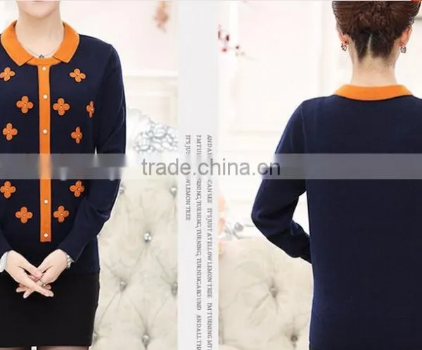 High Quality Woolen Sweater Designs for Ladies,wholesale Sweater as Knitting Sweater for Ladies photo-6