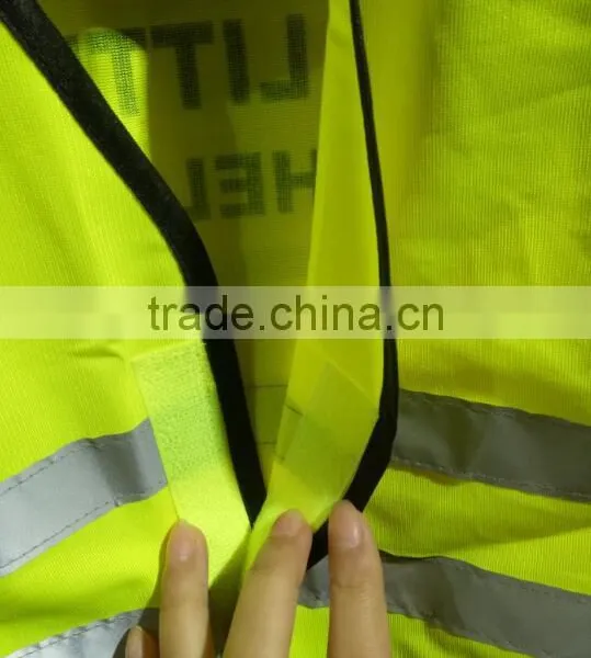 hi Vis Safety Vest With Mesh Fabric for Kids Children photo-3