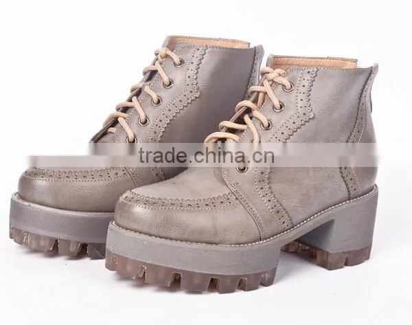 GZY Perfect Steps Shoes Famale Boots Officer Lady Charming Causal Design 2017 Wholesale Guanghzhou Export China Stock photo-4