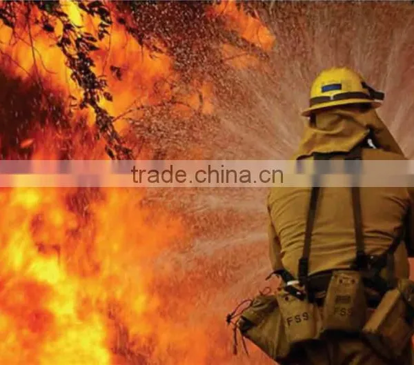 Protective Fabric Fireman Uniform Fireproof Waterproof Anti-static Cotton Fabric photo-2