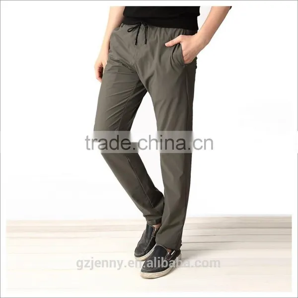 New Fashion Style Men Black Jog Trouser With Drawstring Waist Dri Fit Jogger Pants photo-2