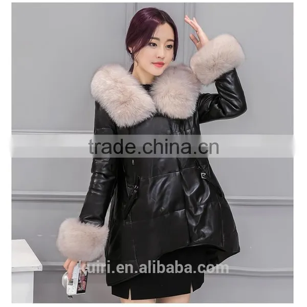 Womens Down Jackets 2016 Duck Down Jacket Women Warm Down Parka Big Real Fur Collar Feather Jacket Female Winter Down Coat photo-4