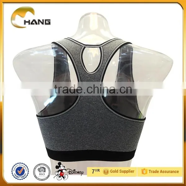 Custom Brand Seamless Padded Yoga Bra Top Sexy Cheap Wholesale Sports Bra photo-5