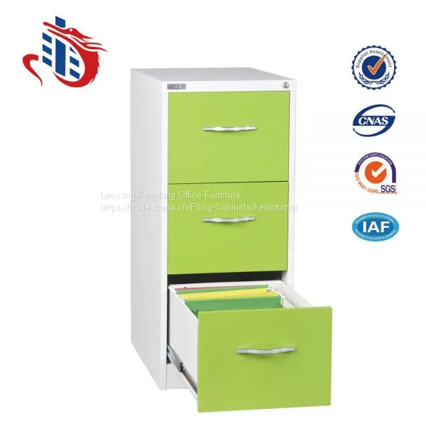 China Manufacturer 3 Drawers Office Steel Filing Cabinet photo-5