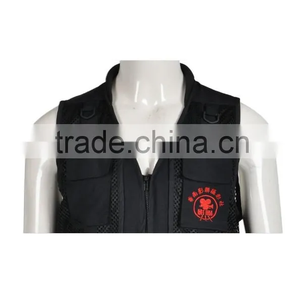 2016 Wholesale High Quality CVC Cotton Work Vests photo-5