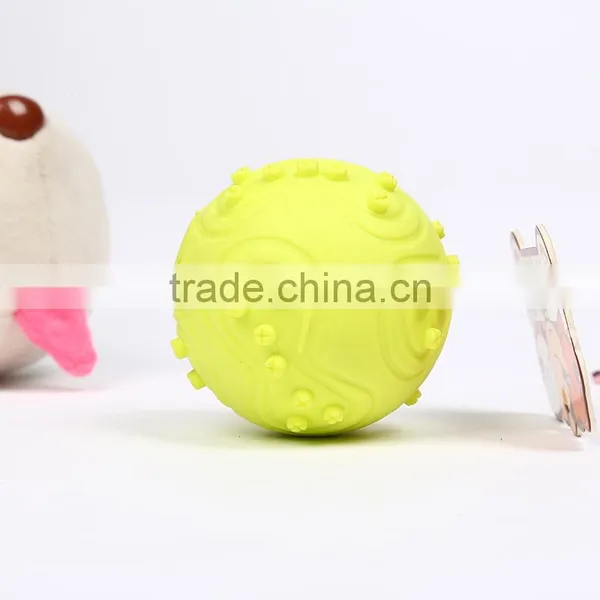 Colorful Bite Resistant Ruber Dog Tooth Cleaning Ball Toy, Dog Chewing Ball photo-6