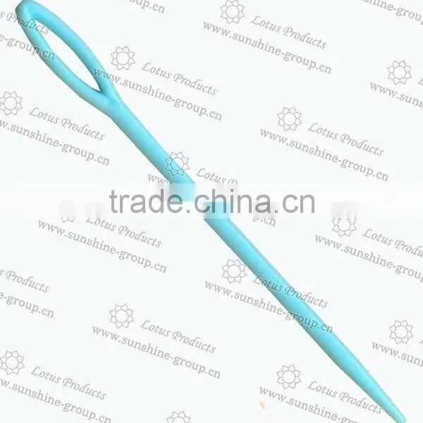 Plastic Sweater Sewing Needles Safety Plastic Needle Colorful Hand Plastic Sewing Needles For Knitting photo-4