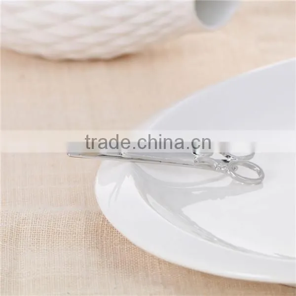 Zinc Based Alloy Hair Clips Findings Scissors Silver Tone 61mm x 18mm photo-2