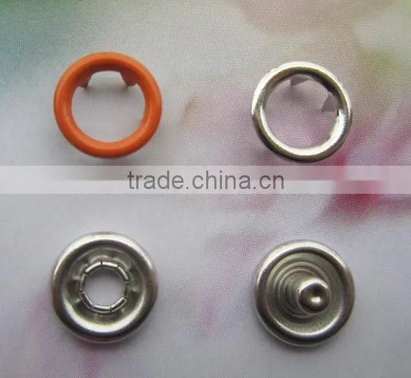 High Quality PaPa Baby Clothing Brass 4 Part Ring Prong Snap Fastener photo-3